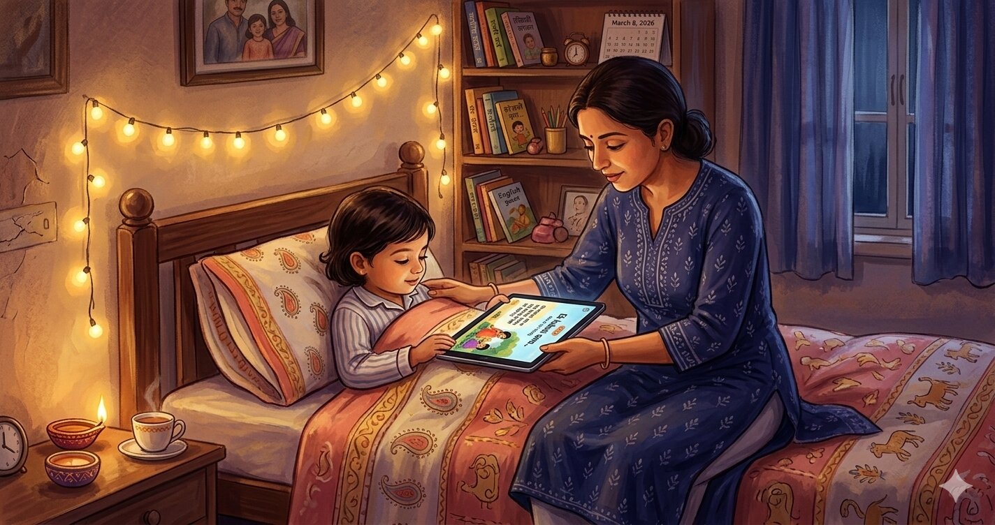 create bedtime story using AI