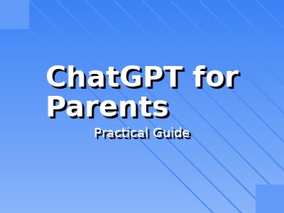 Using ChatGPT for parenting